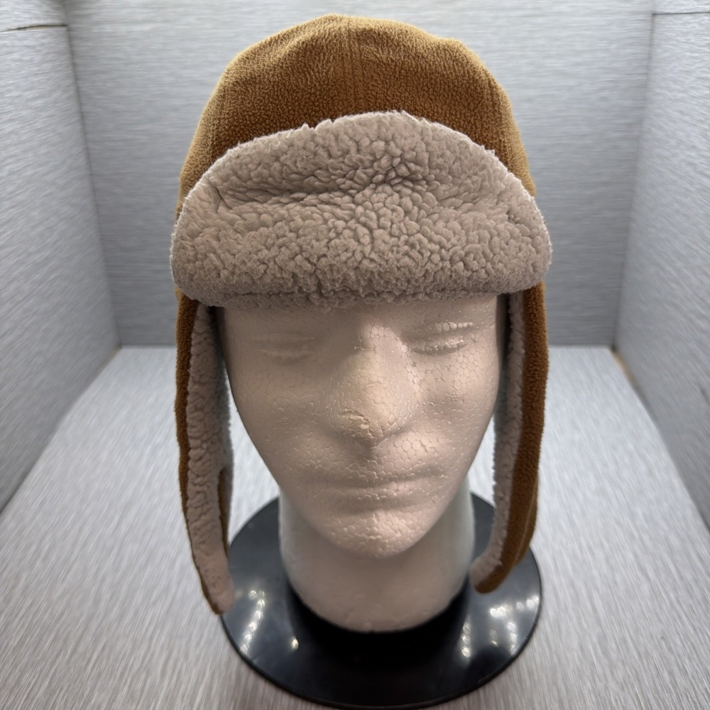 Carhartt Baby Trapper Hat Brown Fleece Lined Ear Flap Winter Infant Toddler‎